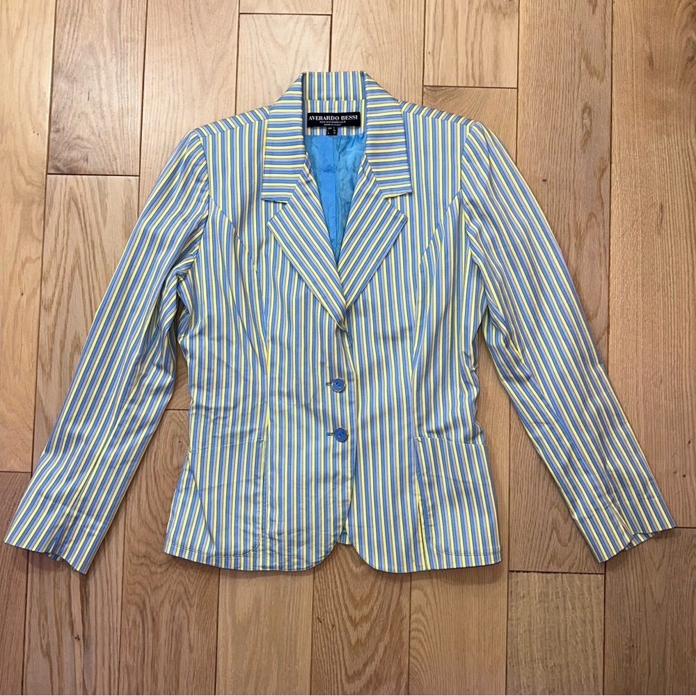 Vintage Averardo Bessi Pinstripe Blazer Jacket
